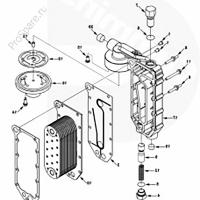 Прокладка теплообменника масла ISLe (3929011)