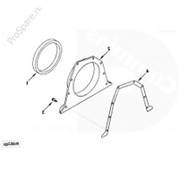 Сальник к/в задний ISBe (4089342)
