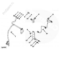 Трубка топливная подачи к ТНВД V=4.5, V=6.7 ISBe, ВТ (4928882)