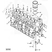 Блок цилиндров V=8.3 6CT (3939313)