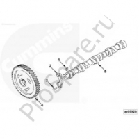 Вал распределительный 6EQB (3283179)