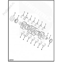 Втулка промежуточная вторичного вала FOTON 1069